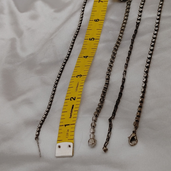 Vintage rhinestone chokers necklaces $9ea/4for$30 - Picture 7 of 10